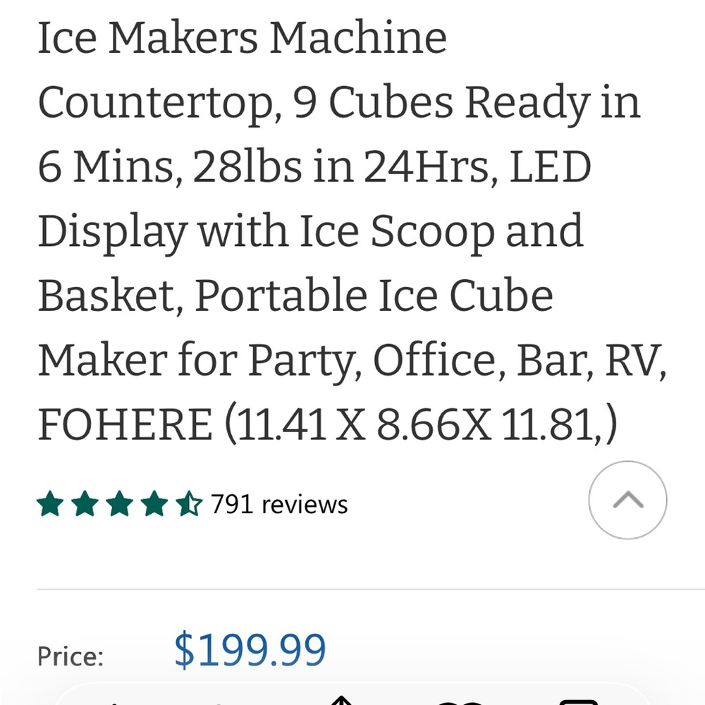 Countertop Ice Maker with LED Display - Picture 4 of 4